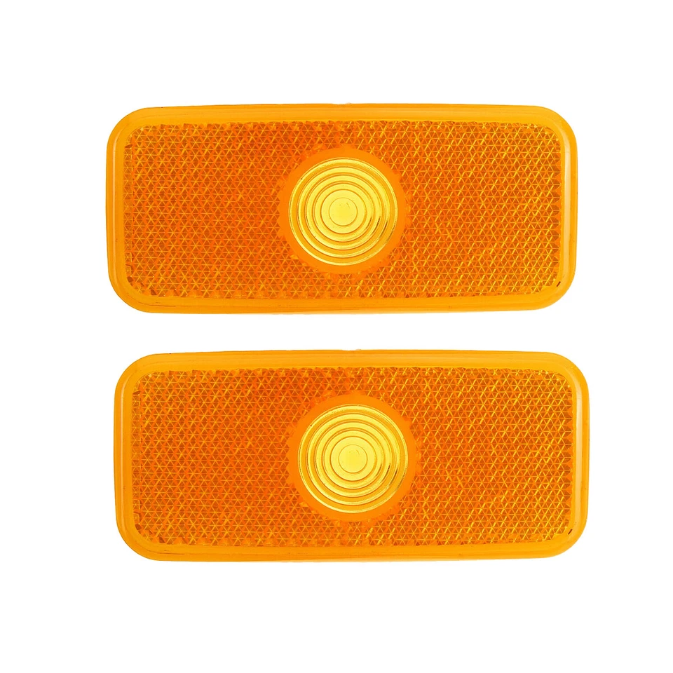 2x FOR FORD TRANSIT MK6 MK7 00-2014 Side Marker Light Amber Lamp Reflector Lens - Image 1 of 4
