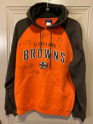 Reebok Cleveland Browns Hoodie/Sweatshirt, size Small Cover