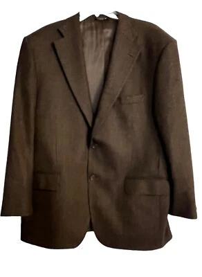 Blazer Ermenegildo Zegna Hombre 46R Lana Geométrica Tres Botones Doble Ventilación Italia Foto 1 de 4