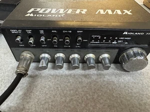 Vintage 1986 Midland Power Max Model 77-250 CB Radio - Zdjęcie 1 z 3