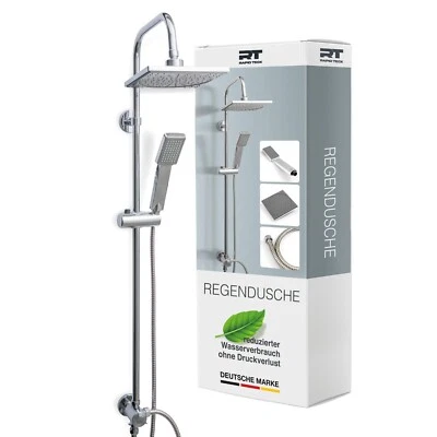 Regendusche Set Duschsäule Duschpaneel Brause Handbrause Regen Kopfbrause Dusche - Bild 1 von 4