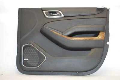2015-2020 GMC YUKON XL 1500 FRONT RIGHT SIDE INTERIOR DOOR PANEL TRIM BLACK OEM - Image 1 of 3