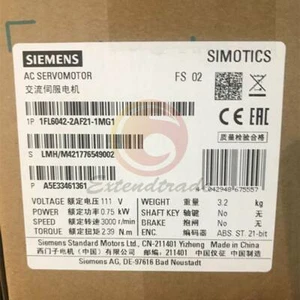 EIN NEUER SIEMENS 1FL6042-2AF21-1MG1 Servomotor - Bild 1 von 2