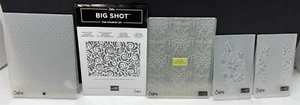 Stampin Up EMBOSSING FOLDERS Swirls Floral Dots Wallpaper Lot - Picture 1 of 1