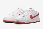 New Nike Dunk Low Retro Shoes White Picante Red DV0831-103 Men's Size 8