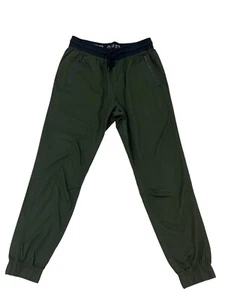 Under Armour Mens Jogger Pants With Elastic Waist & Cuffs Olive Green Size L - Picture 1 of 9