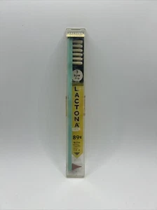 Lactona Toothbrush Tooth Tip 1950s With Original Plastic Translucent Case - Picture 1 of 4