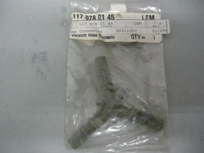 Mangueira de vácuo Mercedes Benz 117 078 01 45 conector Y 500SEL 500SEC *PEÇA NOVA DO FABRICANTE - Imagem 1 de 4
