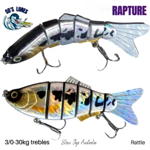 200mm 114g Swimbait Lures Jointed Casting Murray Cod Tuna Mahi Macks Kings GT - Picture 1 of 8
