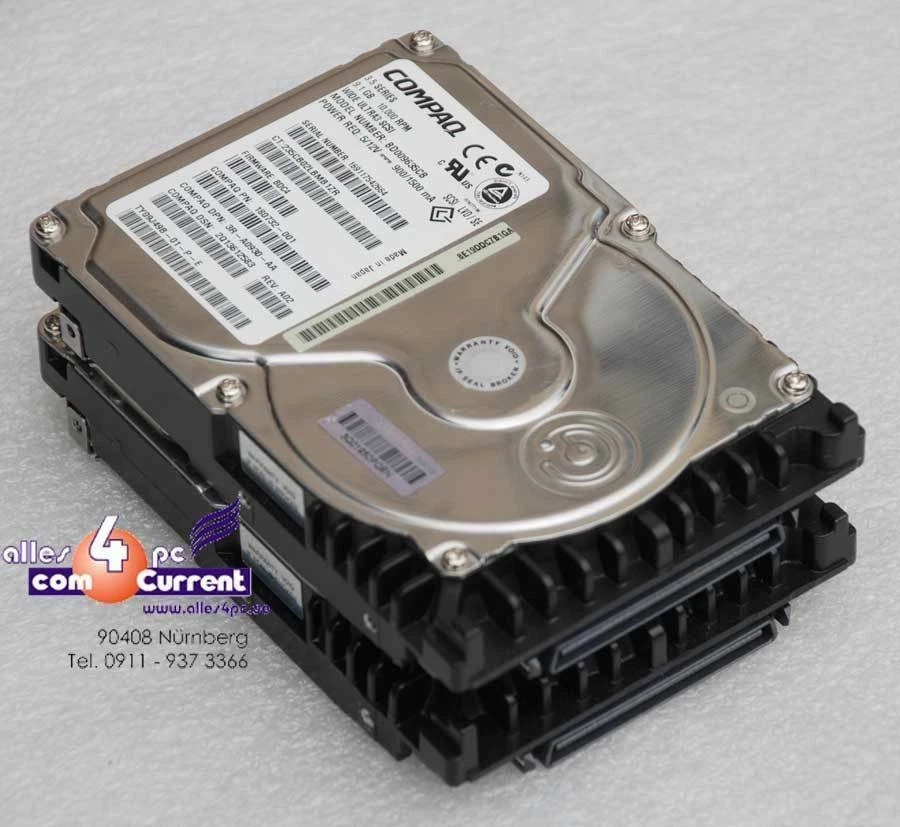 9 GB Compaq BD009635CB 180732-001 3R-A0930-AA SCSI 80-Pin Hard Drive HDD K910 - Image 1 of 1
