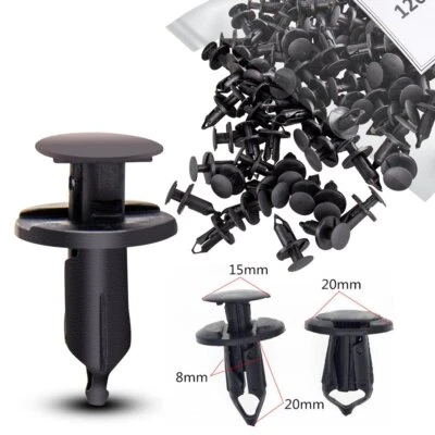 120 peças rebites clipes furo de 8 mm para GMC Ford Chrysler Dodge Jeep Plymouth Lincoln - Imagem 1 de 4