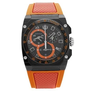 Savoy Icon Extreme Steel Chronograph Black Dial Mens Watch WM1.21C7T.27.RO - Picture 1 of 6