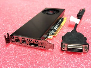 AMD Radeon E9173 2GB DDR5 Low Profile PCIe 3.0 DP Video Graphics Card Dell W6F74 - Picture 1 of 4