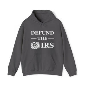 Defund the IRS Unisex Hoodie Sweatshirt, lustig Abolish the IRS Kapuzenpullover - Bild 1 von 101