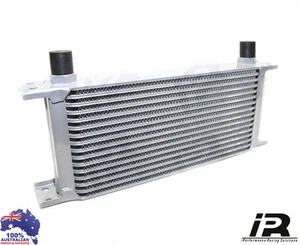 iPR 16 Row Engine Transmission Oil Cooler Aluminium AN8 Universal - Picture 1 of 3