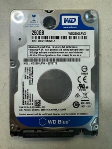 WD WD2500LPVX-22V0TT0 771931 250GB 5.4K RPM 8MB Cache 3Gb/s SATA 2.5"HDD - Picture 1 of 3