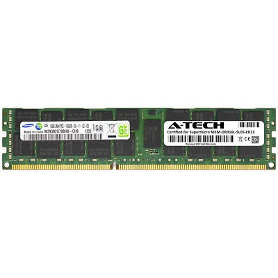 16GB PC3-10600R Supermicro MEM-DR316L-SL05-ER13 Equivalent Server Memory RAM - Image 1 of 2
