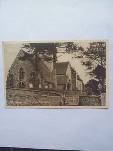 collectable old postcard st margarets church ditchling, possibly rare. - Picture 1 of 3