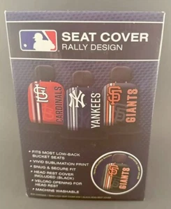 SF Giants MLB-Seat Cover-Fremont Die-Rally Design-Low Bucket w/Headrest-NEW! - Picture 1 of 7