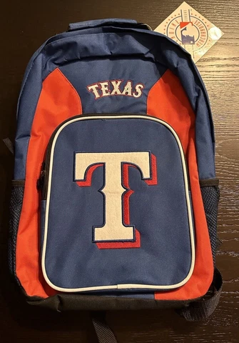 Sale! MLB Texas Rangers School Bookbag Backpack WH Cover