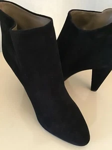 Jill Stuart Damen Schwarz Wildleder Absatz Stiefel US Größe 8 Euro 39 - Bild 1 von 12