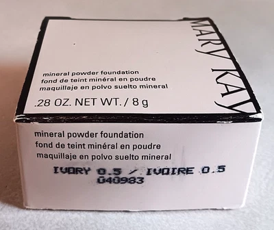 MARY KAY IVORY 0.5 MINERAL POWDER FOUNDATION NEW IN BOX 040983 - Image 1 of 3