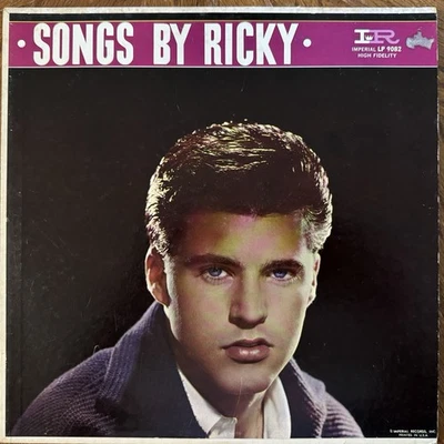Ricky Nelson Songs By Ricky 1959 LP Vinyl Record Imperial LP9082 - Mono - Image 1 of 3