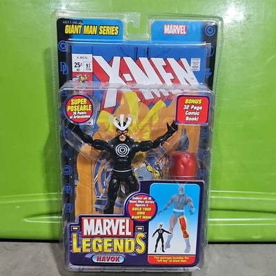🗨 Toy Biz Marvel Legends Havok Toybiz 🗨 2005 Marvel Legends Hombre gigante pierna izquierda Foto 1 de 3