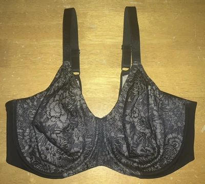 Novo Sutiã HTF Movimento Moderno BFF 2ª Pele Alisamento Traseiro 38D Preto Novo sem etiquetas - Imagem 1 de 4