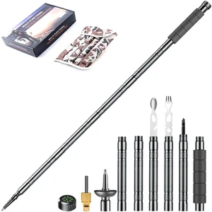 Trekking Pole Tactical Walking Stick, Multifunctional Lightweight Aircraft Al... - Picture 1 of 8