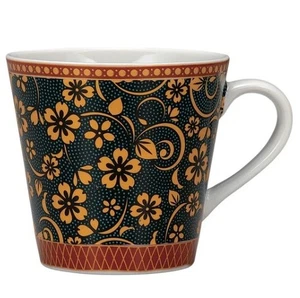 Tazza da tè giapponese porcellana Kutani ware tazza blu Sakura 3,2 pollici Giappone - Foto 1 di 4