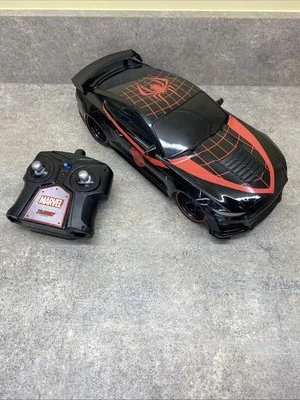 2020 FORD SHELBY GT350 Spider-man Miles Morales Marvel Jada Toys RC Car - Image 1 of 4