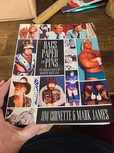 Rags, Paper and Pins: the Merchandising of Memphis Wrestling Signed By Jim C. - Picture 1 of 3