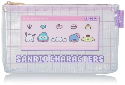 Bolsa plana transparente PL Bit personajes Sanrio SRTZ-100 Foto 1 de 3