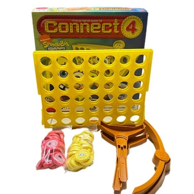 SpongeBob Square Pants Connect 4 Game Nickelodeon 2008 See Description - Image 1 of 4
