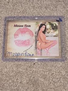 Megan Rain Collectors Expo Autograph Signed Kiss Card Model #26 - Picture 1 of 1