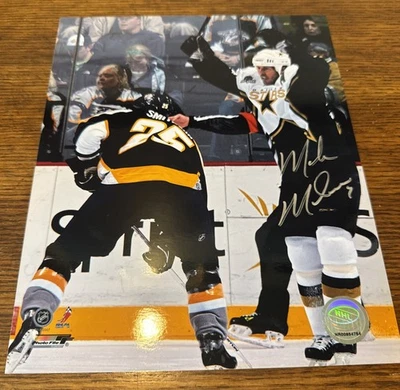 Mike Modano Signed Dallas Stars 8x10 Photo Autographed NHL HOF - Image 1 of 4