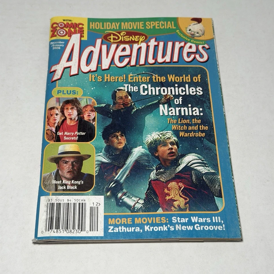 Disney Adventures Magazine December/January 2006 The Chronicles Of Narnia - Image 1 of 4