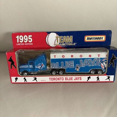 1995 TORONTO BLUE JAYS  PETERBILT TRAILER/MATCHBOX/WHITE ROSE COLLECTIBLES - Image 1 of 3