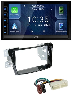 JVC DAB Bluetooth MP3 USB 2DIN Autoradio für Hyundai i40 ab 2016 Typ VF Klavierl - Bild 1 von 4