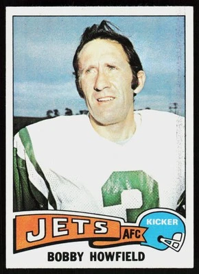 1975 Topps Bobby Howfield #232 FOOTBALL CARD New York Jets - Image 1 of 2