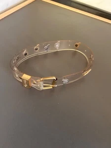 Women Vintage Studded 1980s plastic and metal Daily Belt - Picture 1 of 4