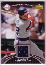 2007 Upper Deck Sweet Spot Classic Baseball Memorabilia #CF2 Carlton Fisk
