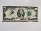 $2 US Two Dollar Bill 2013 Series A 08731436 A Real Money US Dollars Paper notes