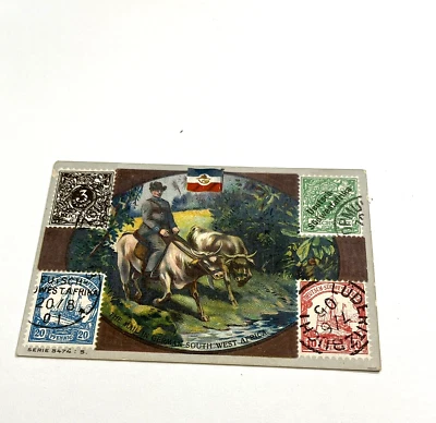 Selo Estey Piano Company cartão comercial vitoriano publicidade St. Paul MN Minnesota - Imagem 1 de 4