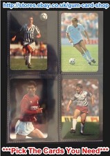 FAX-PAX - FOOTBALL STARS 1989 (VG) *PICK THE CARDS YOU NEED*
