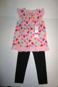 Sonoma-jumping Beans Size 5 Girls 2 Piece Tunic & stretch legging pants NWT - Picture 1 of 4