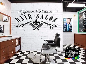 Hair Salon Sign Wall Art Quote Sticker Hair Beauty Salon Hairdresser - Picture 1 of 3
