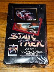 1991 Impel Star Trek Official Trading Cards Series 2 Factory Sealed Box 36 Packs - Picture 1 of 1