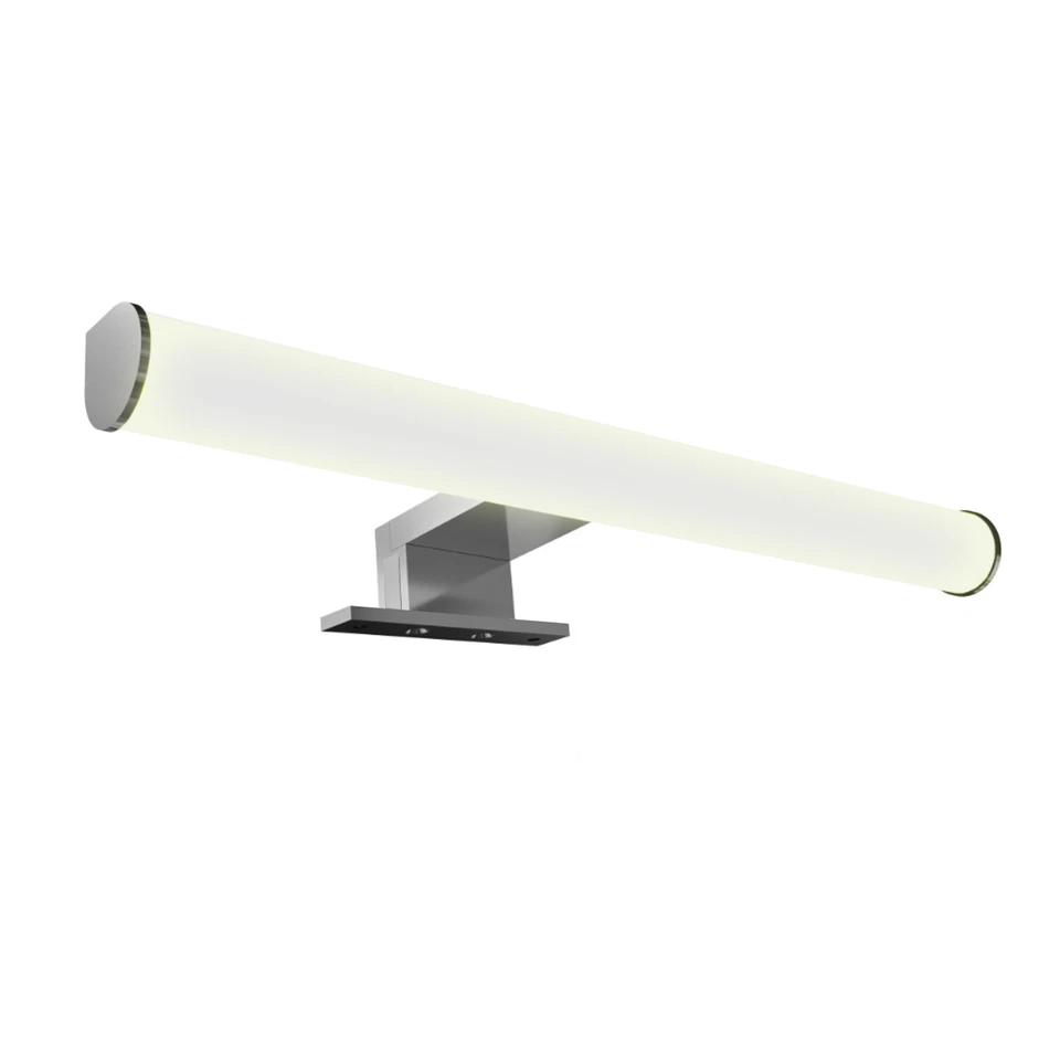 LED Spiegelleuchte 300mm Aufbauleuchte 230V Badezimmer Leuchte verchromt - Bild 1 von 1